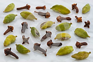 Aromatic cardamom and cloves