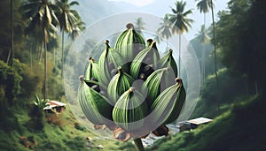 A fragrant fenugreek seeds, Ai generated image