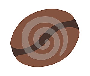 Aromatic coffee bean flat icon