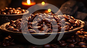 Aromatic Elixirs Unveiled: Coffee Beans\' Journey from Plantation to Cup. Generative AI