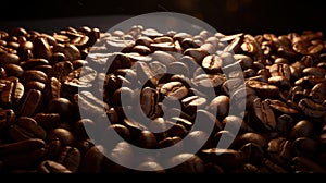 Aromatic Elixirs Unveiled: Coffee Beans\' Journey from Plantation to Cup. Generative AI