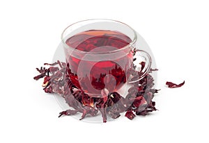 Aromatic Hibiscus tea