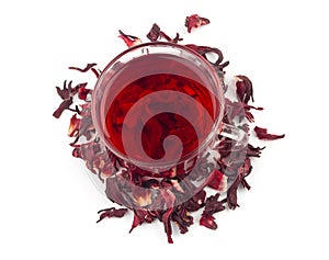 Aromatic Hibiscus tea