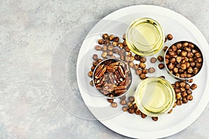 Aromatic nut oil bottle