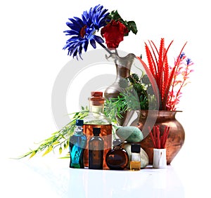 Aromatic perfumes and oils photo