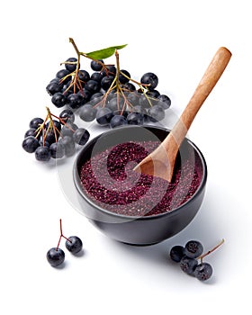 Aronia berries and powder