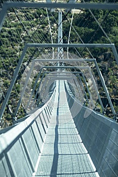 Arouca 516 suspension bridge in the municipality of Arouca, Portugal.