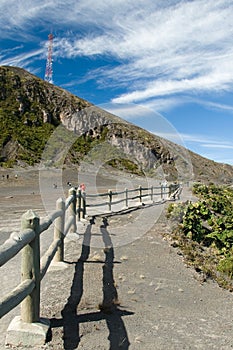 Irazu volcano crater photo