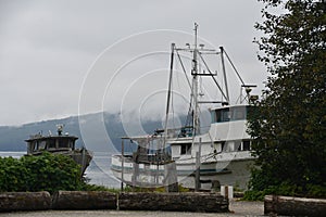 Around the village of Hoonah,at Icy Strait Point in Alaska photo