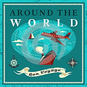 Around the world concept