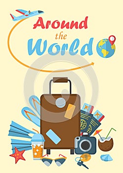 Around the world poster