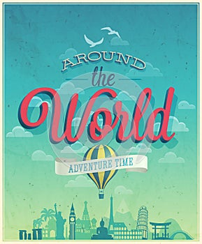 Around the world poster.