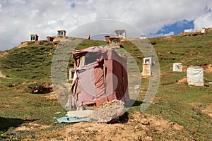 Around the Yarchen Gar Yaqen Orgyan Temple in Amdo Tibet, Chin