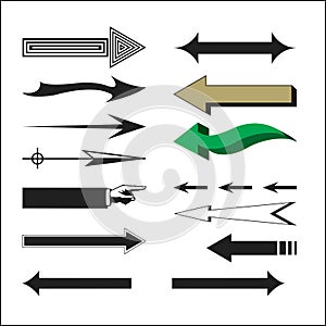 arows symbol illustrations vector