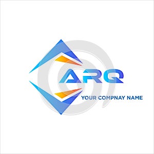 ARQ abstract technology logo design on white background. ARQ creative initials