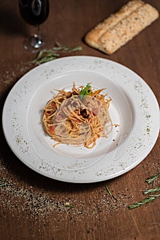 Arrabiata Pasta, italian food