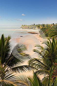 Arraial d'Ajuda beach in Bahia