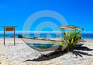 Arraial d`Ajuda is a district of the Brazilian municipality of Porto Seguro, on the coast of the state of Bahia photo