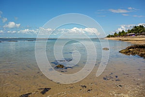 Arraial DAjuda beach, in the town of Porto Seguro, Bahia State, Brazil