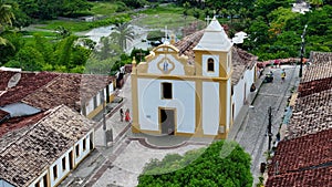 Arraial Dajuda Church In Arraial Dajuda Bahia. Brazil Discovery Coast.