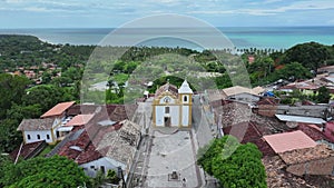Arraial Dajuda Church In Arraial Dajuda Bahia. Brazil Northeast.
