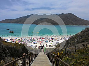 Arraial do Cabo Beach in Rio de Janeiro summer photo