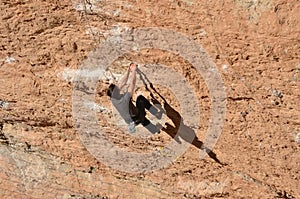 Go up, because he does not like down