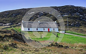 Arran island, Donegal, Ireland. Lonely house