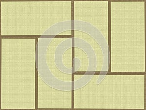Arrange tabulate Japanese Traditional Tatami floor texture wall background