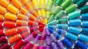 Arranged in a circular pattern create a vibrant spectrum featuring