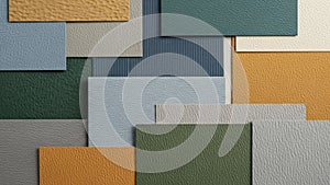 The arrangement features overlapping sections creating a layered effect