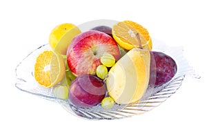 Arrangement of fresh fruits
