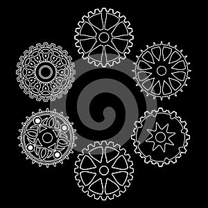 arrangement of gears