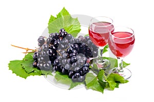 Arrangement of grapes