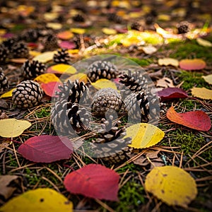 The arrangement of natural elements provides a tranquil and rustic