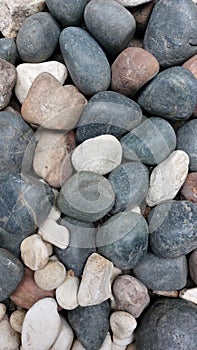 Arrangement of pebbels