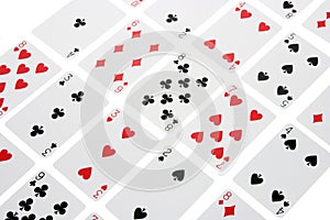 Arrangement of Playing Cards