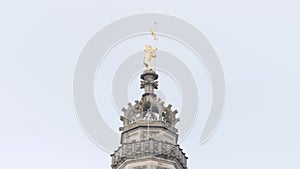 Arras, France, view on the top of the belfry.