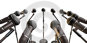 Microphones and Stands Array photo