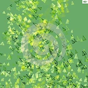 Array with Dynamic Emitted Particles. Abstract Background. Bokeh Effect.