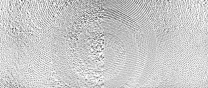 Array with Dynamic Particles. Futuristic technology style. Texture. Vector illustration with particle. 3D grid surface