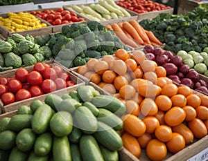 Vegetables at Farmers Market photo