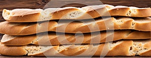 Array of Golden Brioche Loaves with Sugar