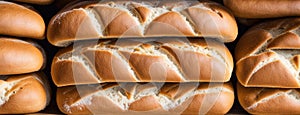 Array of Golden Brioche Loaves with Sugar