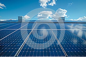 Expansive solar panel installation