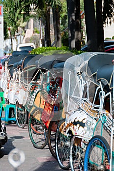 Array of Tricycle and Bicycle