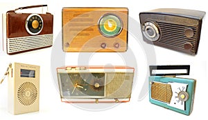 Array of Vintage Radios