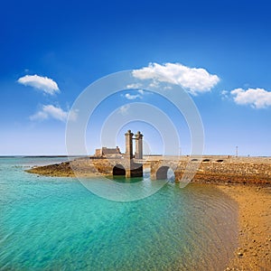 Arrecife Lanzarote castle and bridge photo