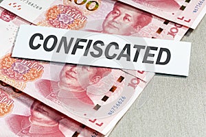 Arrest financial assets of China