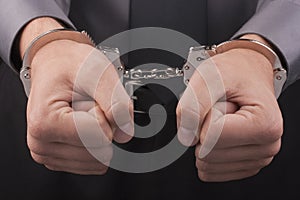 Arrest handcuffs photo